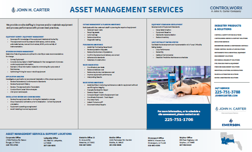 Asset Management Line Sheet